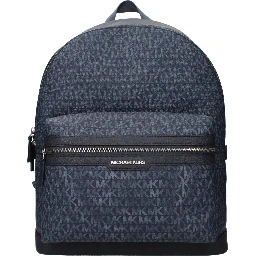 Blue Fabric Backpack