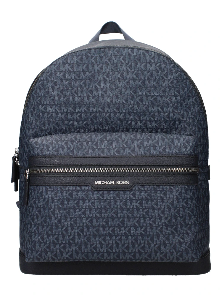 Blue Fabric Backpack