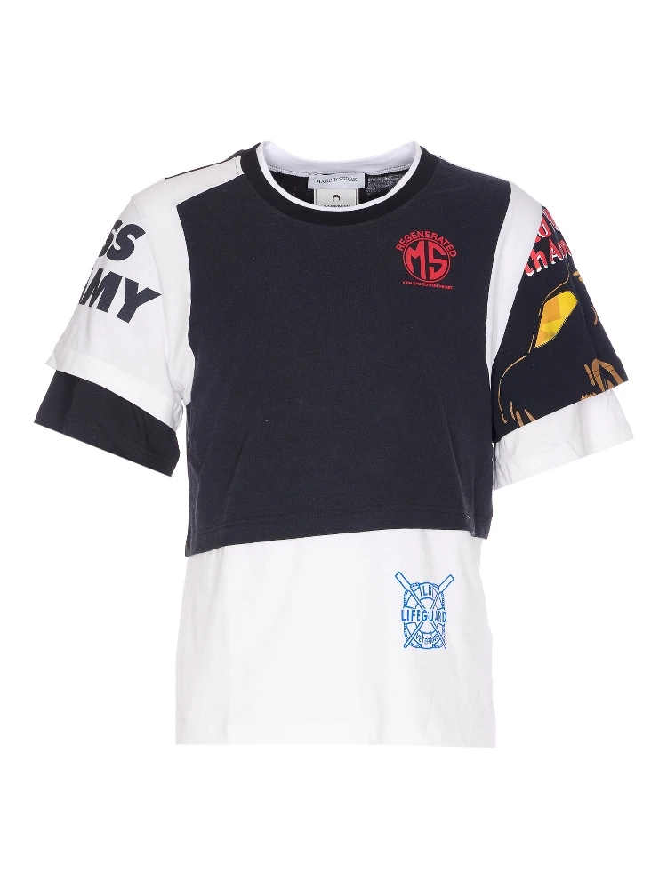 MARINE SERRE T-shirts and Polos White