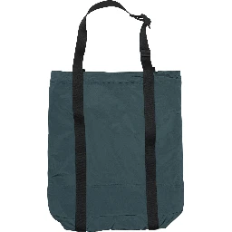 Metal nylon tote shoulder bag