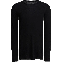 Viscose crewneck T-shirt