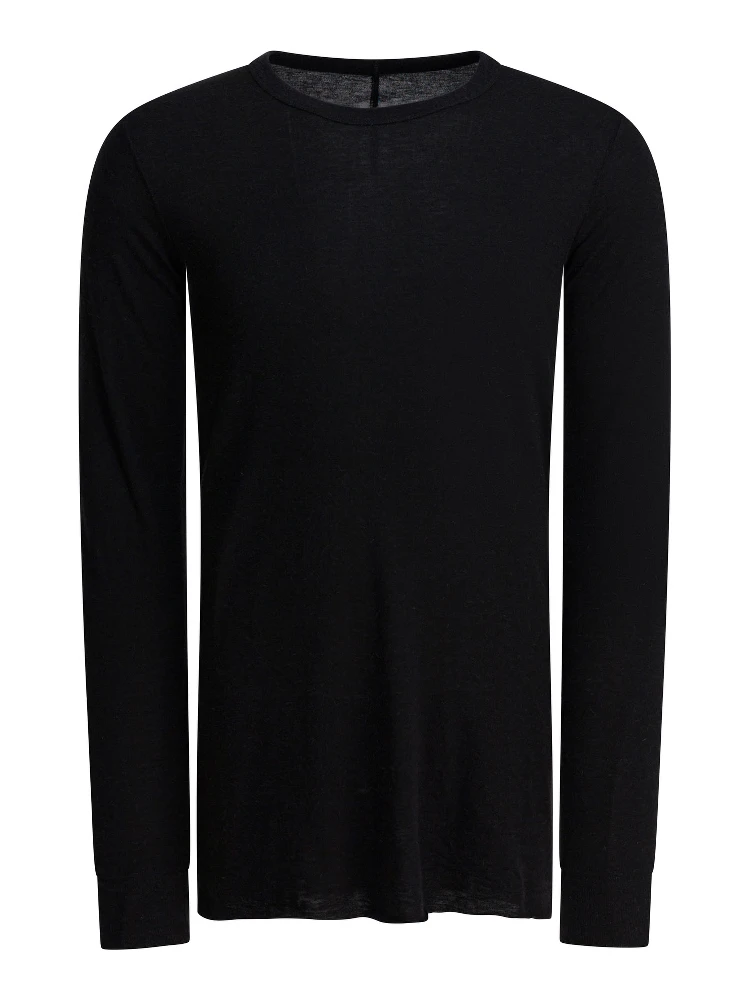 Viscose crewneck T-shirt