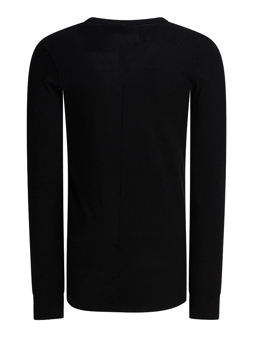 Viscose crewneck T-shirt