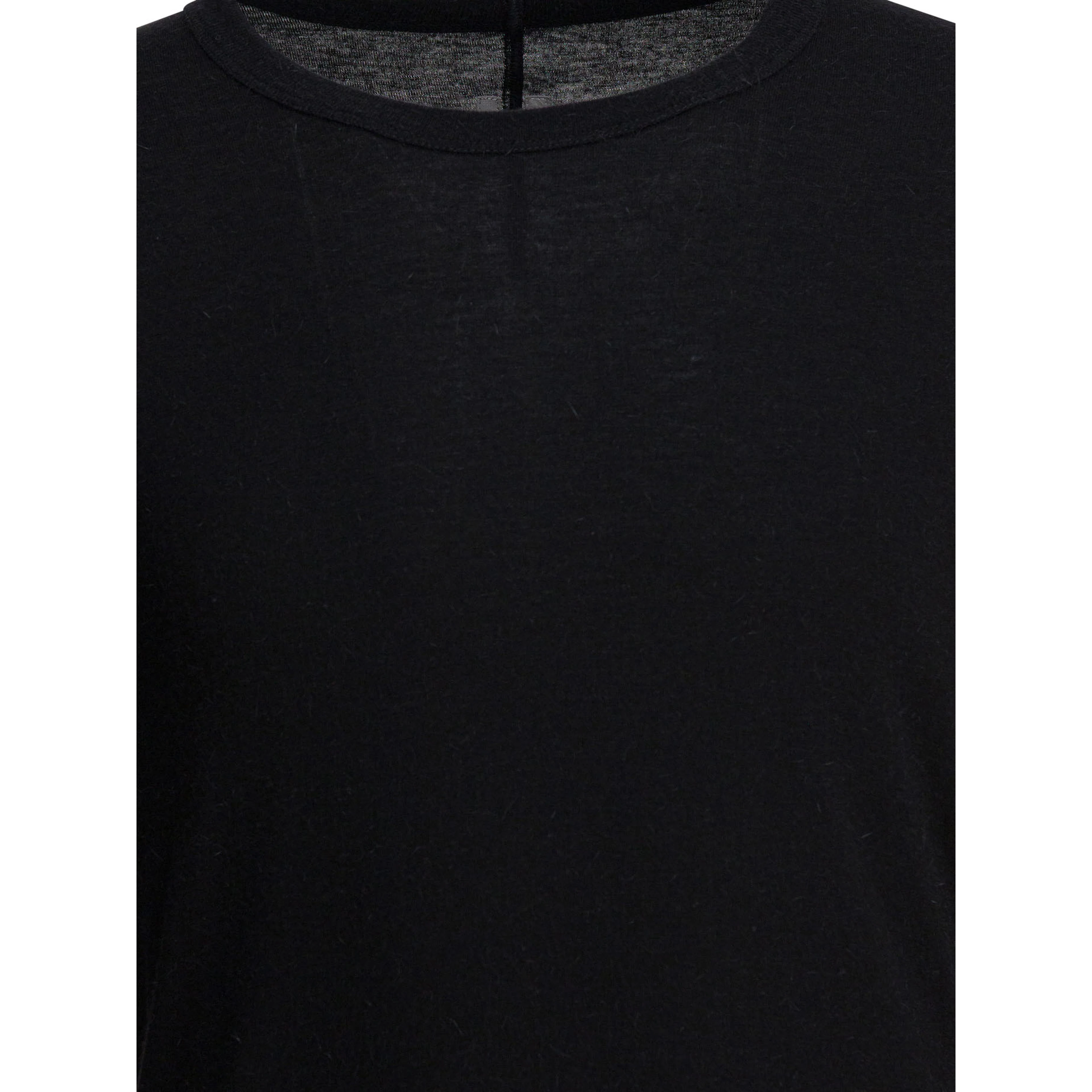 Viscose crewneck T-shirt