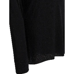 Viscose crewneck T-shirt