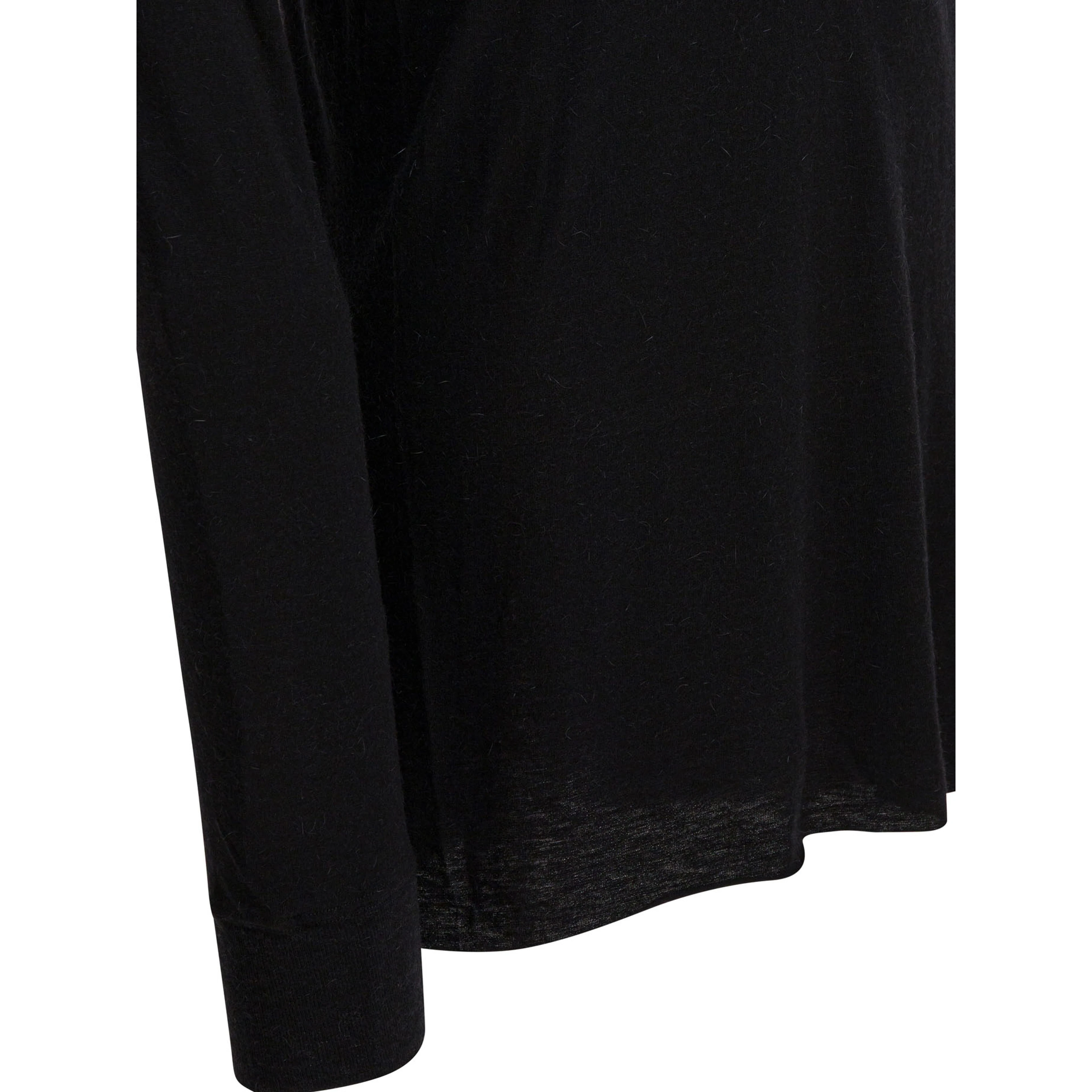 Viscose crewneck T-shirt