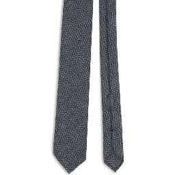 Gray Wool Tie