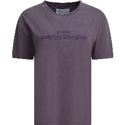 T-shirt with reverse logo