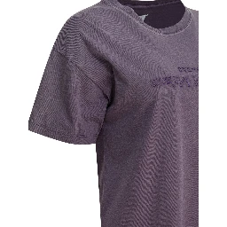 T-shirt with reverse logo