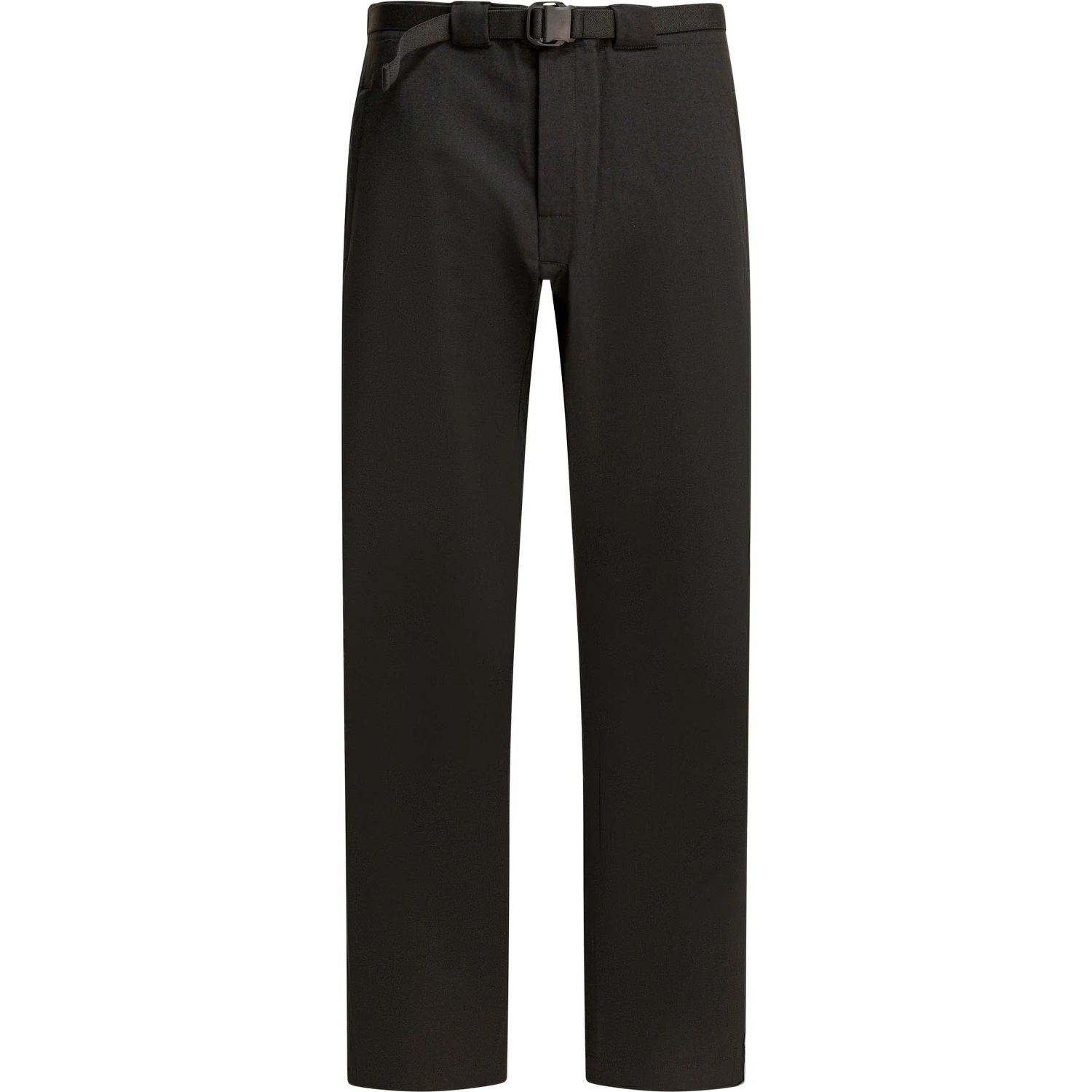 Wool blend belted pants