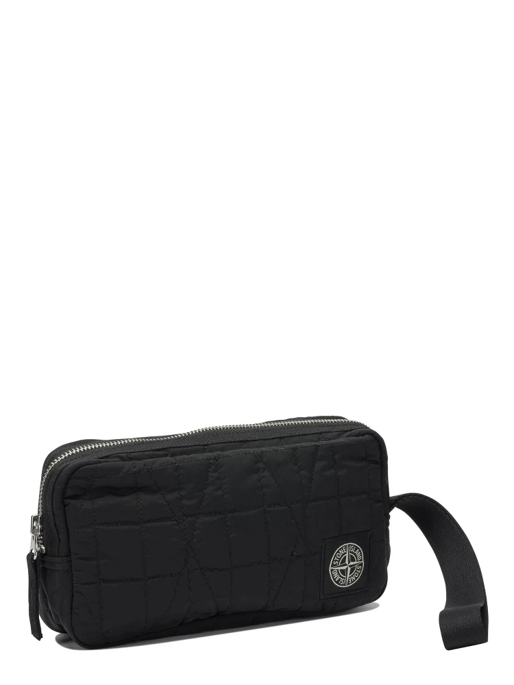 Quilted Nylon Metal Clutch Bag alternative