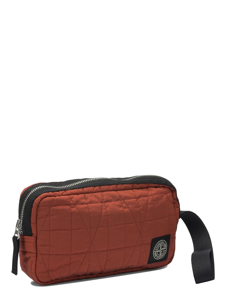 Quilted Nylon Metal Clutch Bag alternative