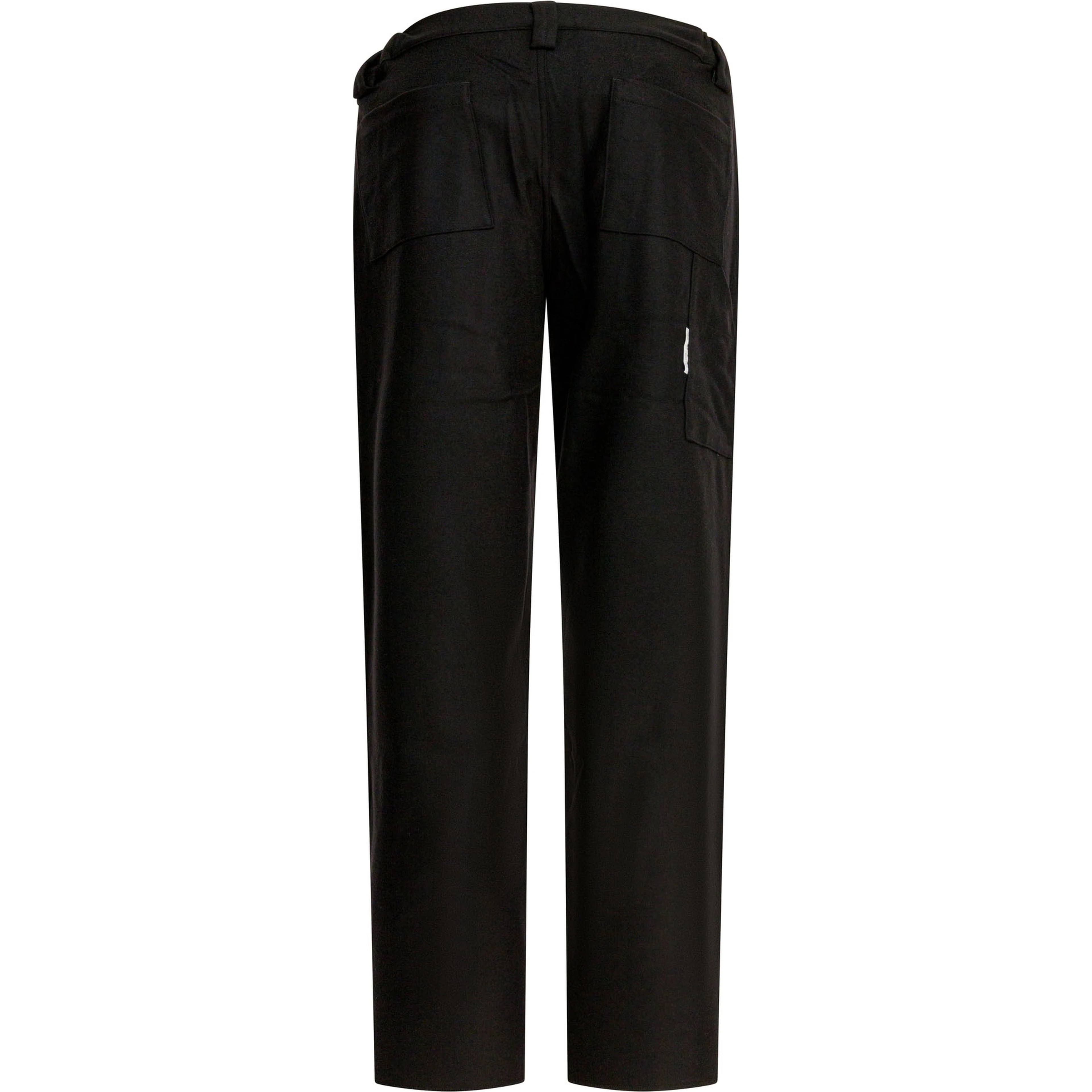 Wool blend pants