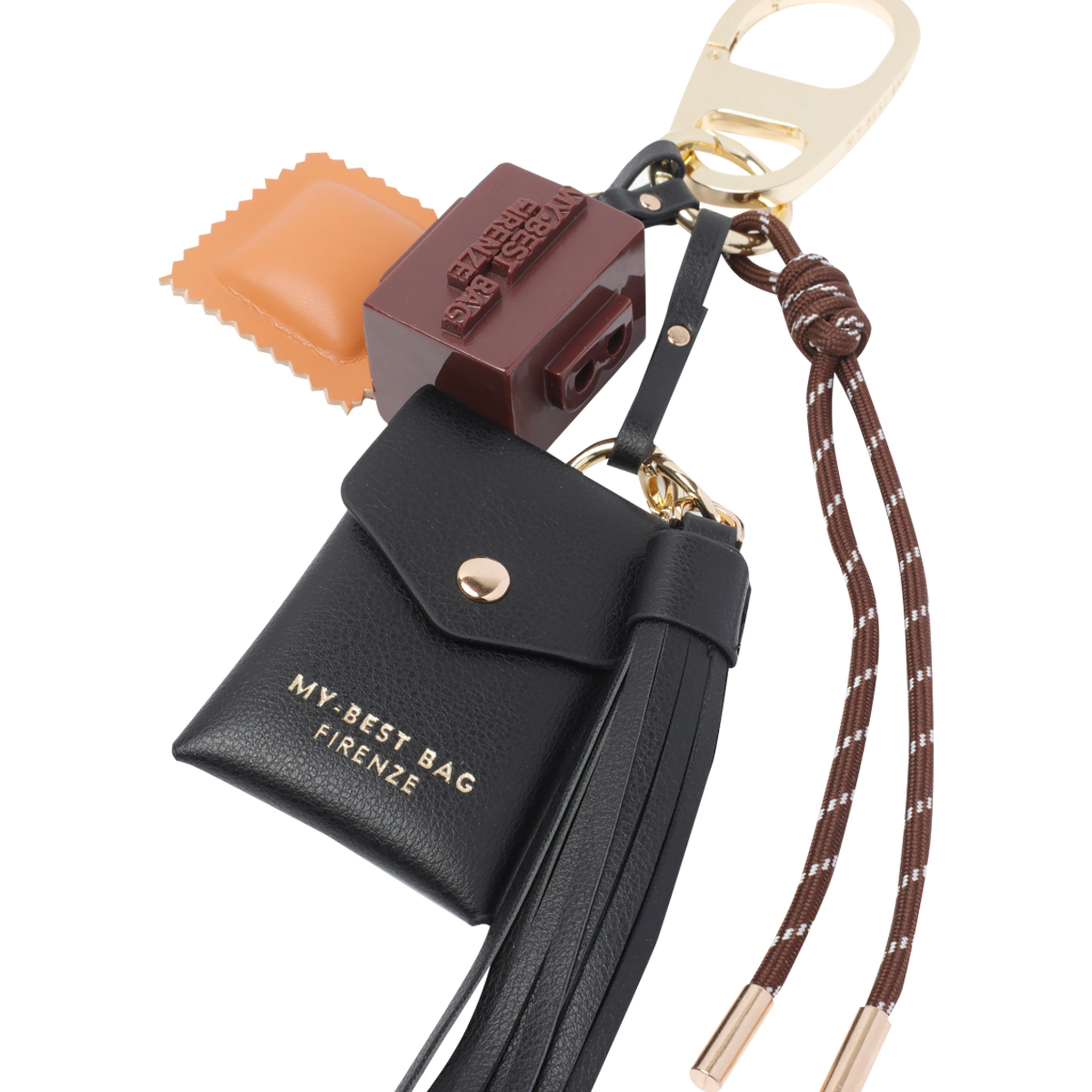 MY BEST BAG FIRENZE Keychains Brown