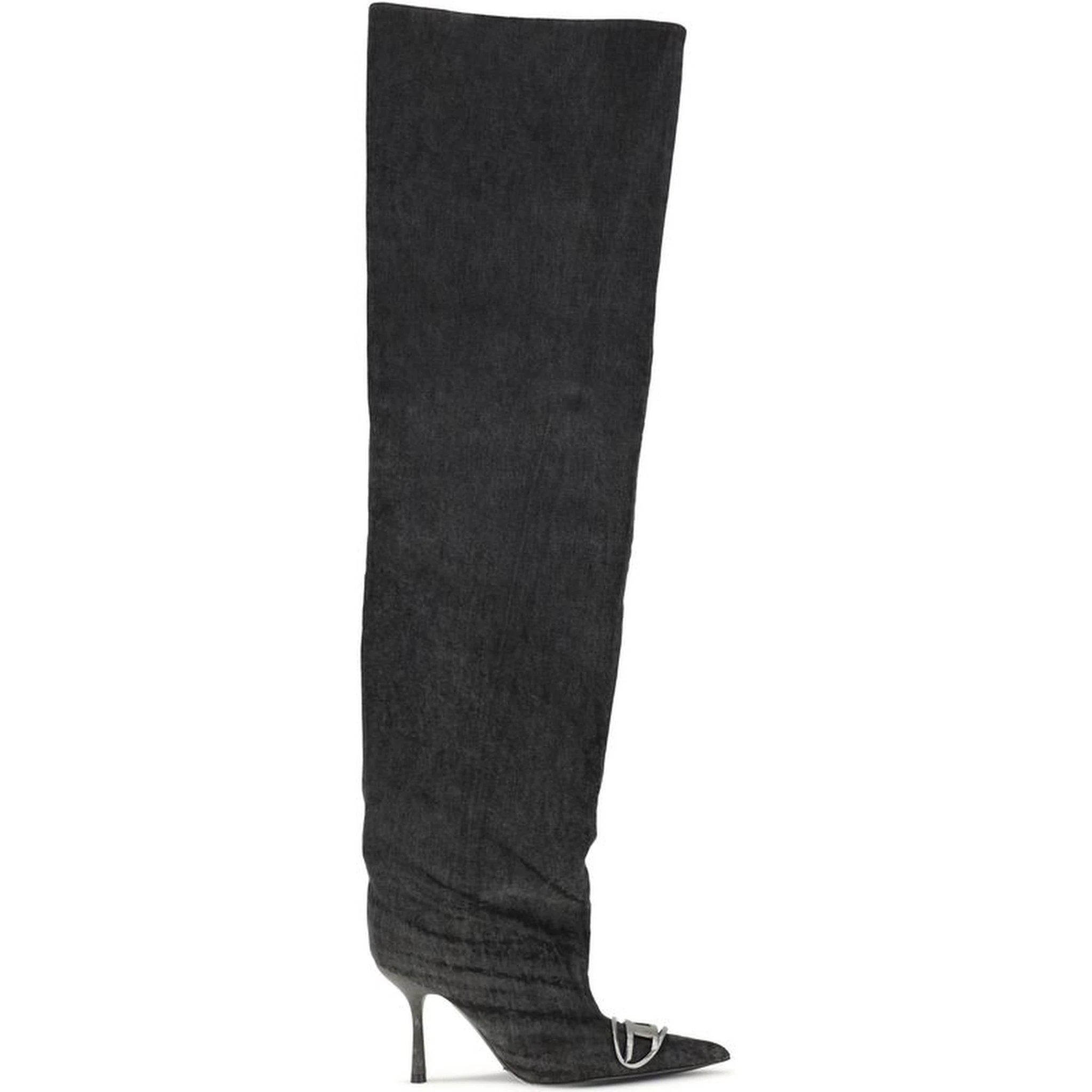 Black Fabric Over The Knee