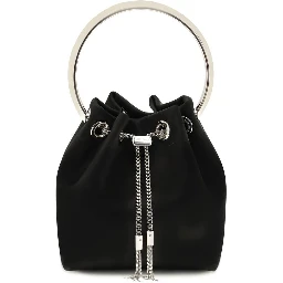 Black Silk Backet Bag