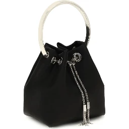Black Silk Backet Bag
