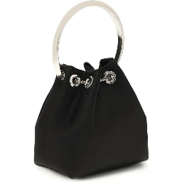 Black Silk Backet Bag