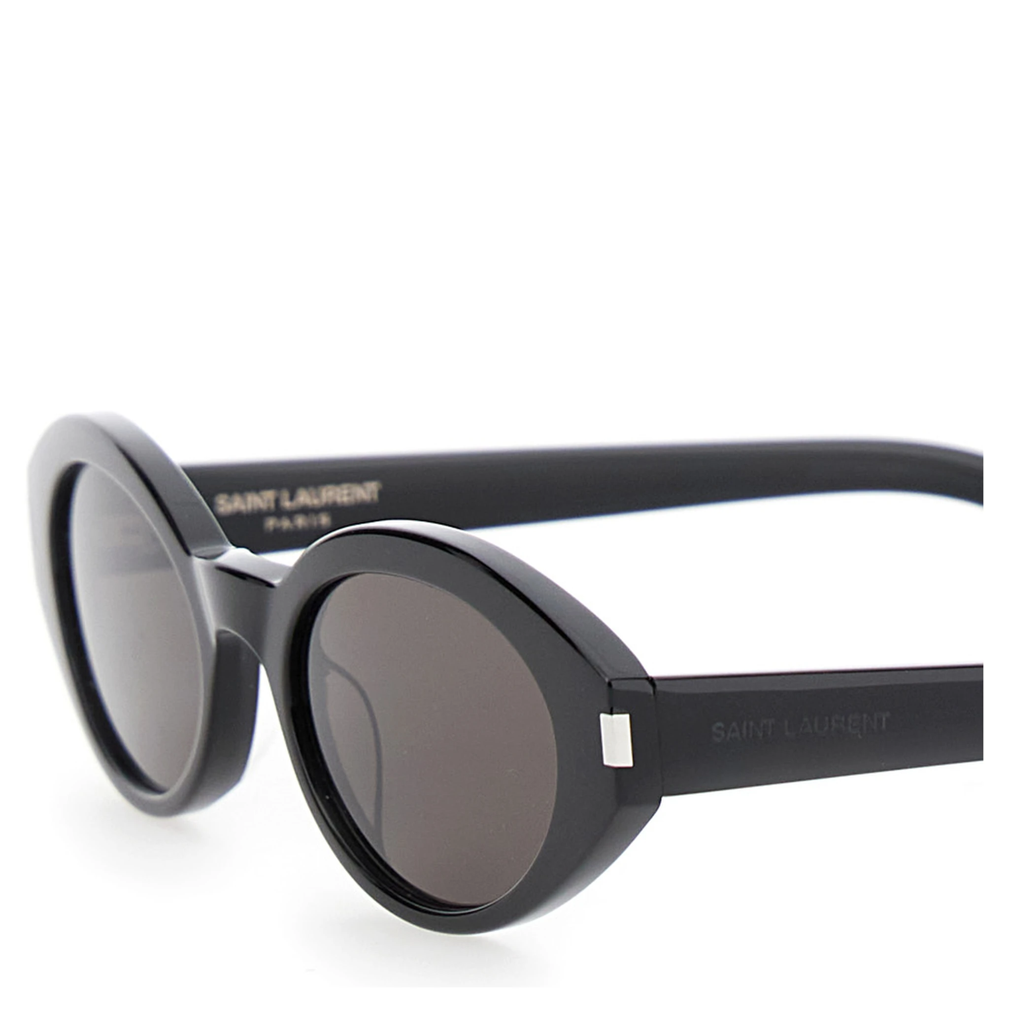 SL 567 Black Sunglasses with Logo Temples in Acetate Woman