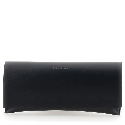 SL 567 Black Sunglasses with Logo Temples in Acetate Woman