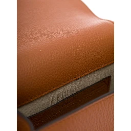 Marcie Beige Leather Saddle bag Woman Chloé