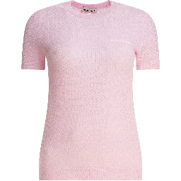 Cashmere t-shirt with logo