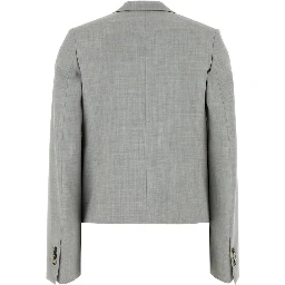 سترة بليزر من الصوف