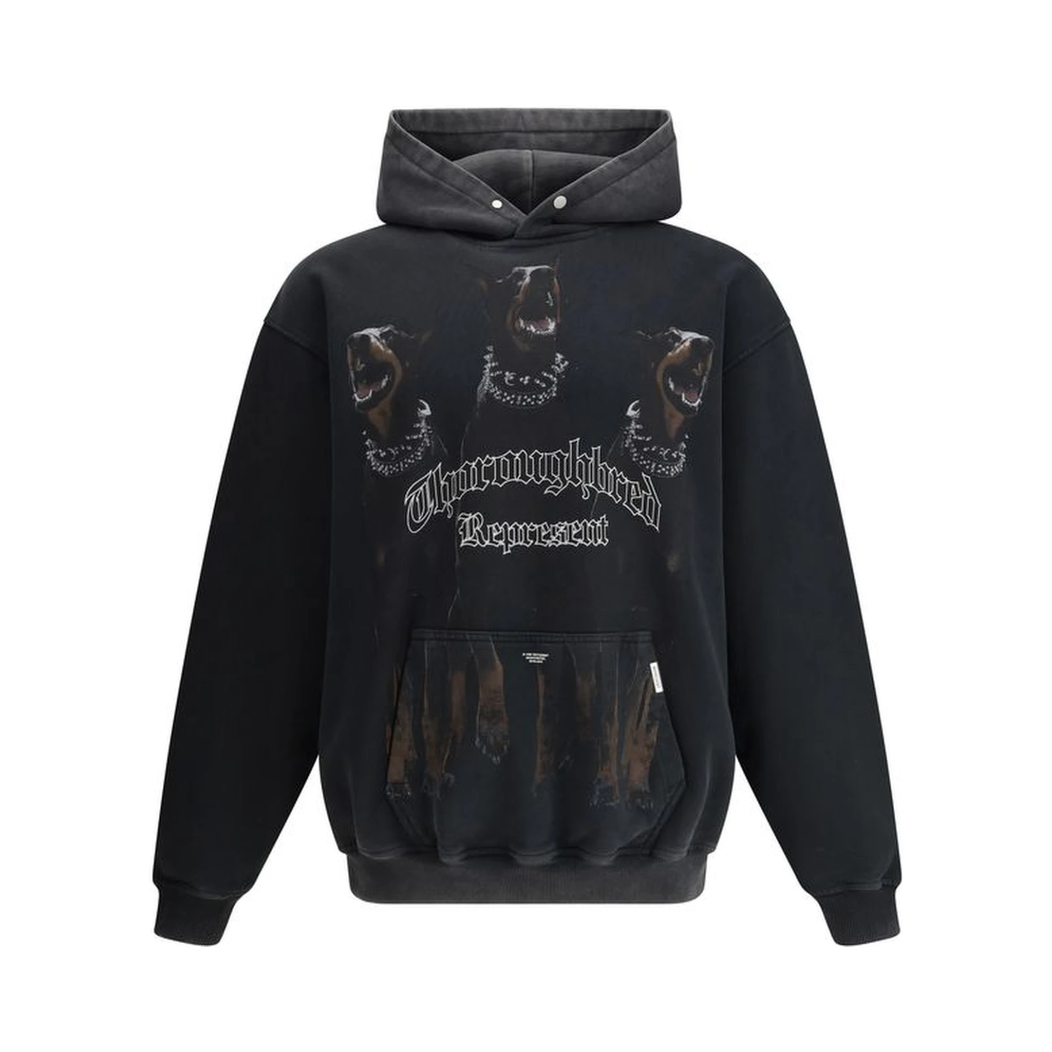 Black Cotton Sweatshirt