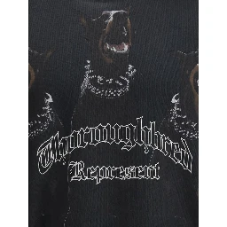 Black Cotton Sweatshirt