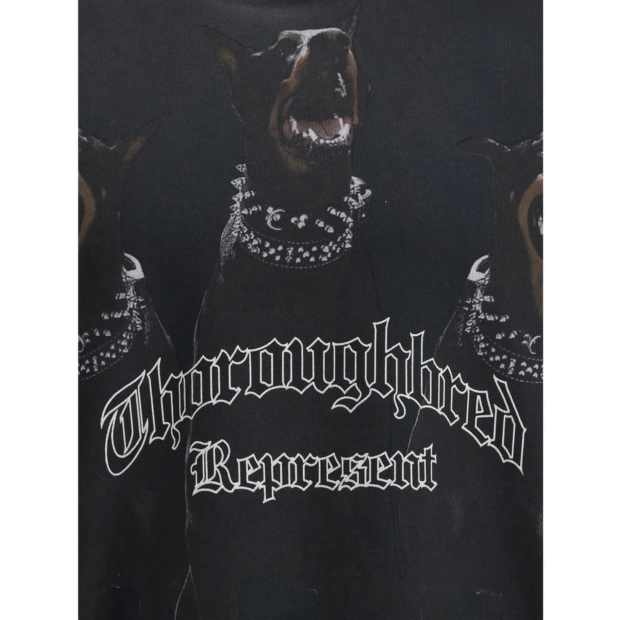 Black Cotton Sweatshirt