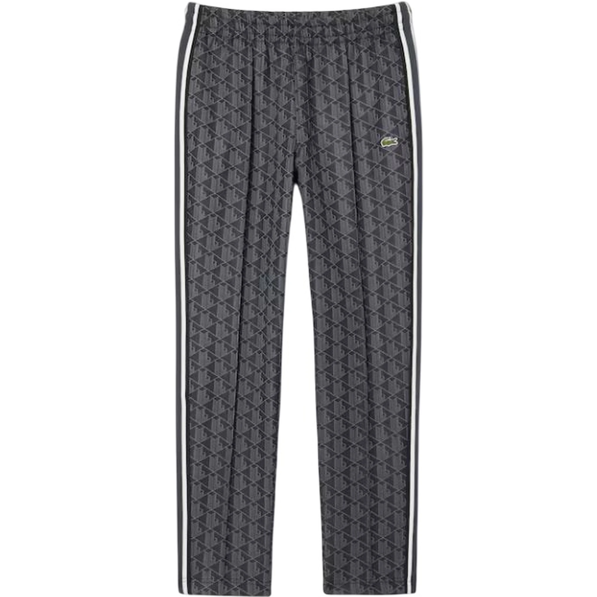 بنطال بخطوط جانبية بنمط هندسي