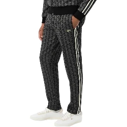 بنطال بخطوط جانبية بنمط هندسي