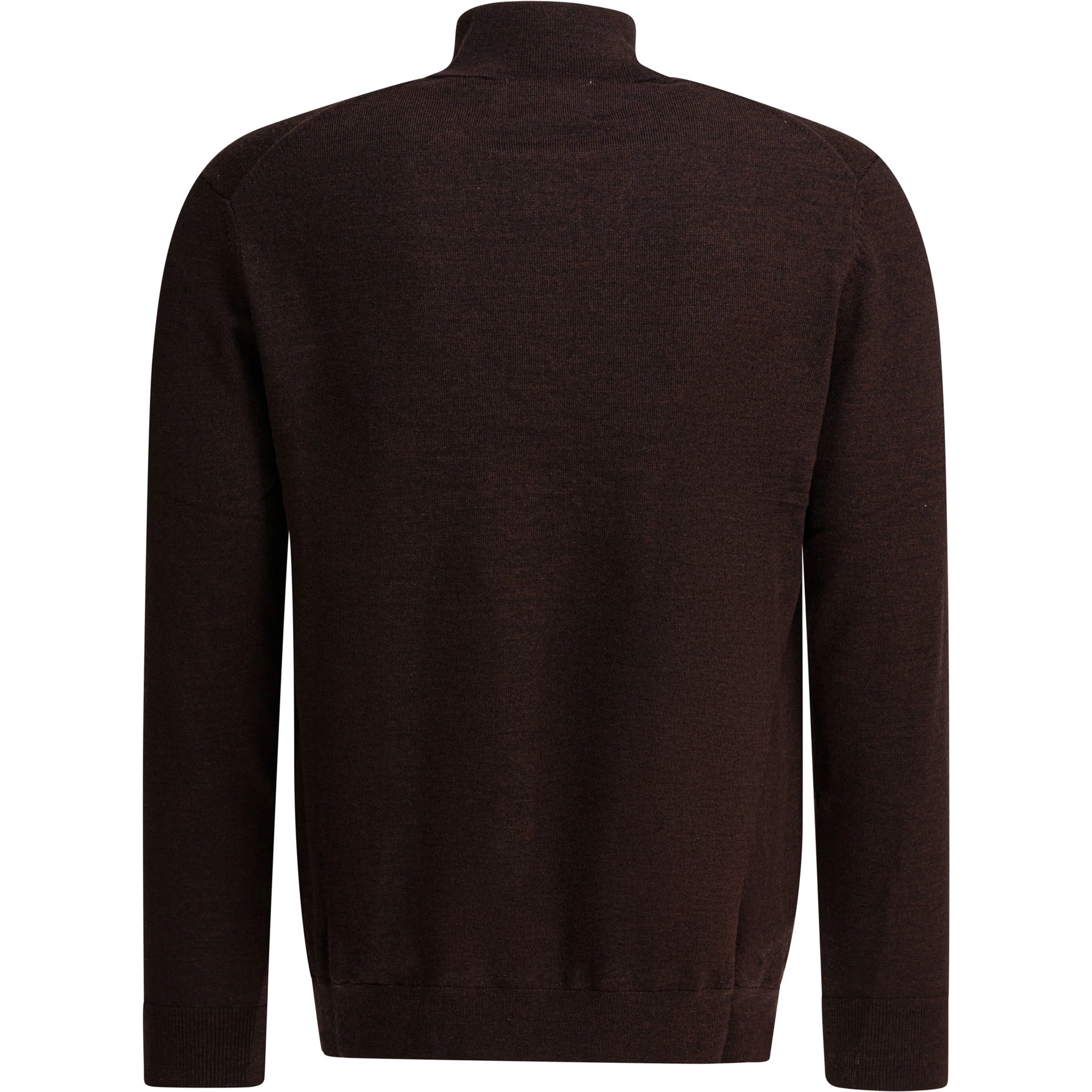 "Sergio" merino wool polo sweater