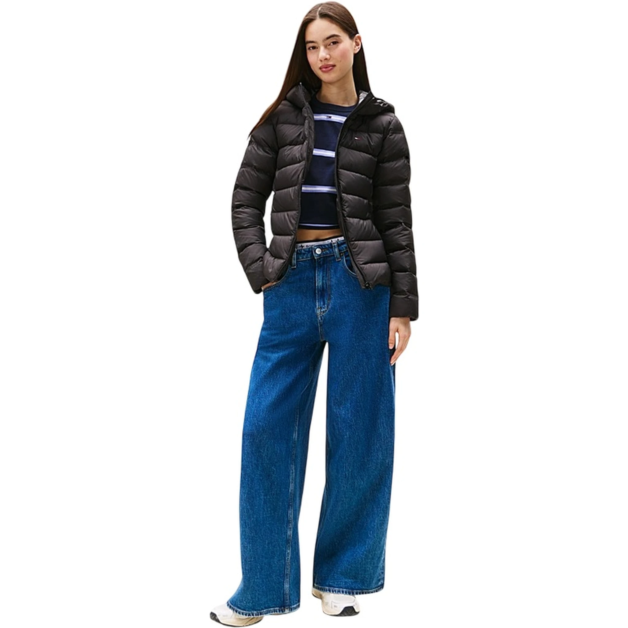 TOMMY JEANS Coats Black