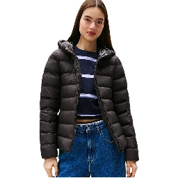 TOMMY JEANS  Coats Black