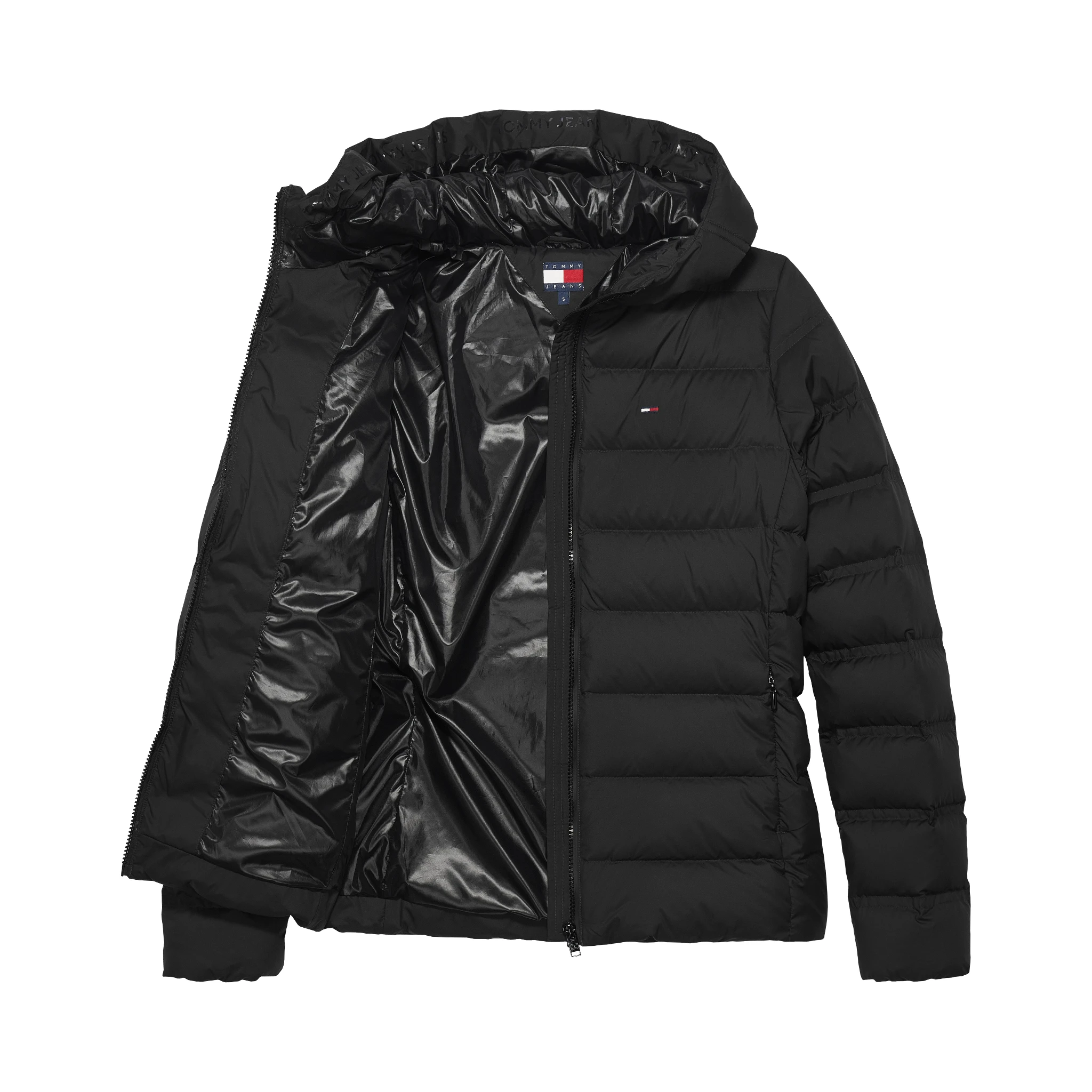 TOMMY JEANS Coats Black