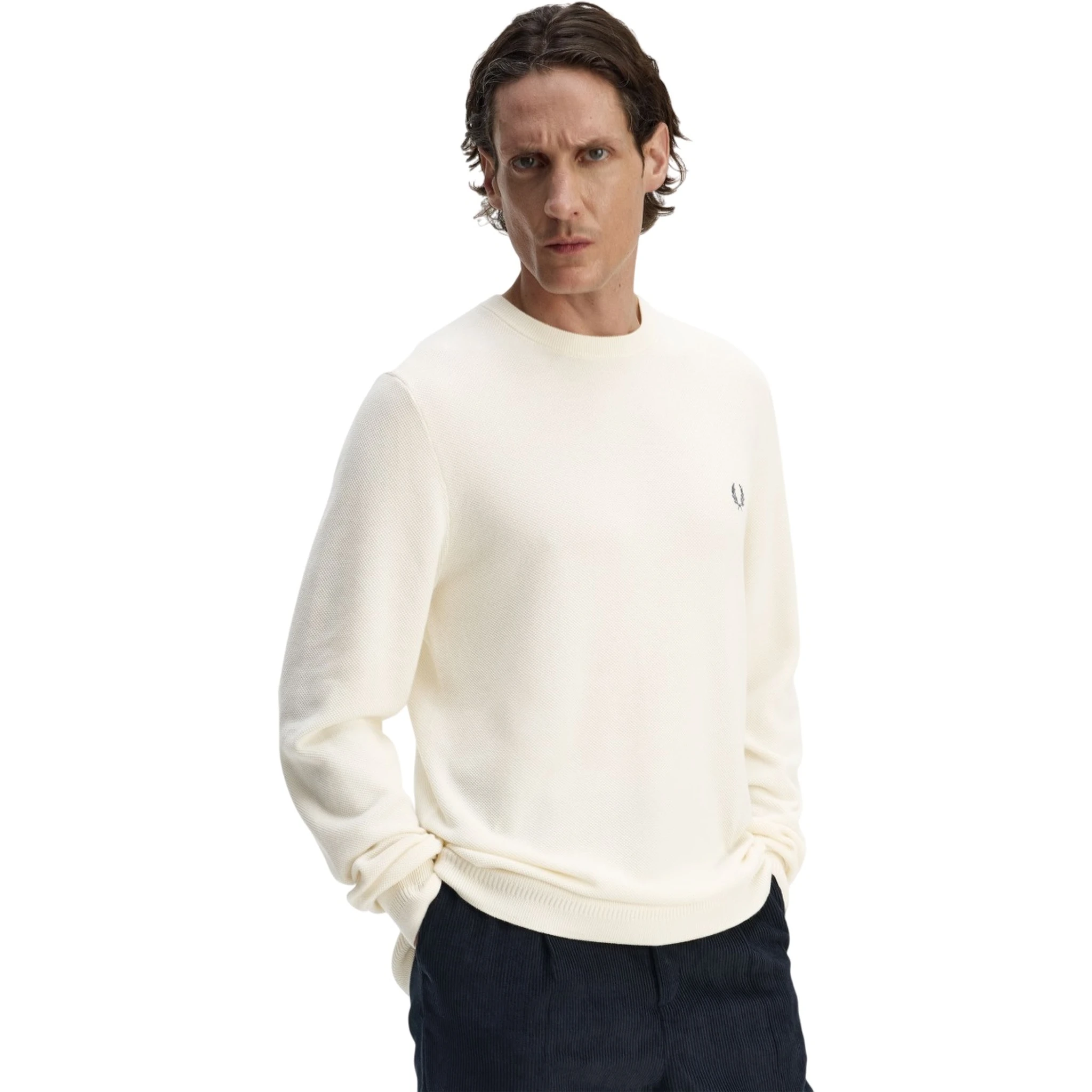 Fred Perry Sweaters Cream