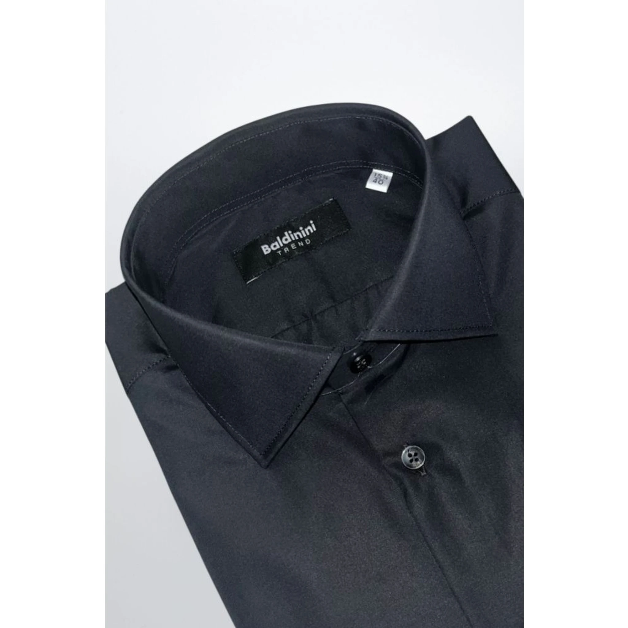 Black Cotton Men Shirt