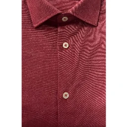 Red Cotton Men's Shirt