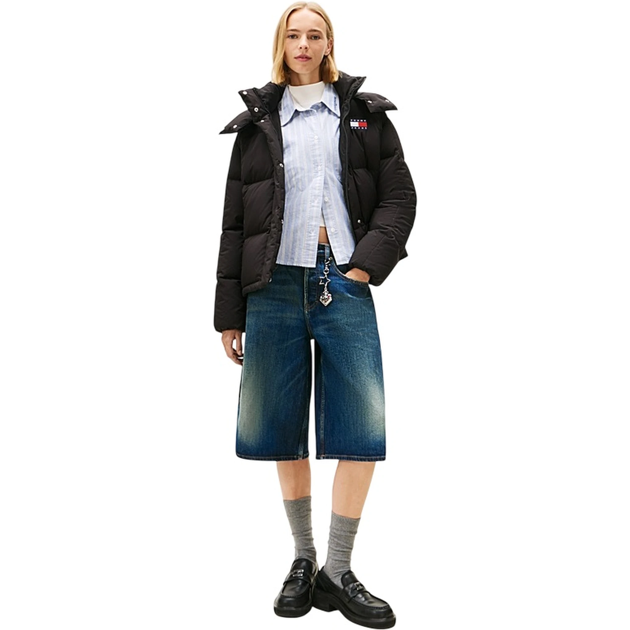 TOMMY JEANS  Coats Black