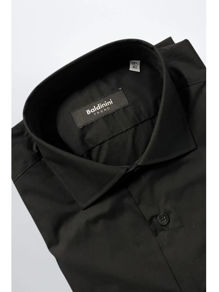 Black Cotton Men's Shirt alternative