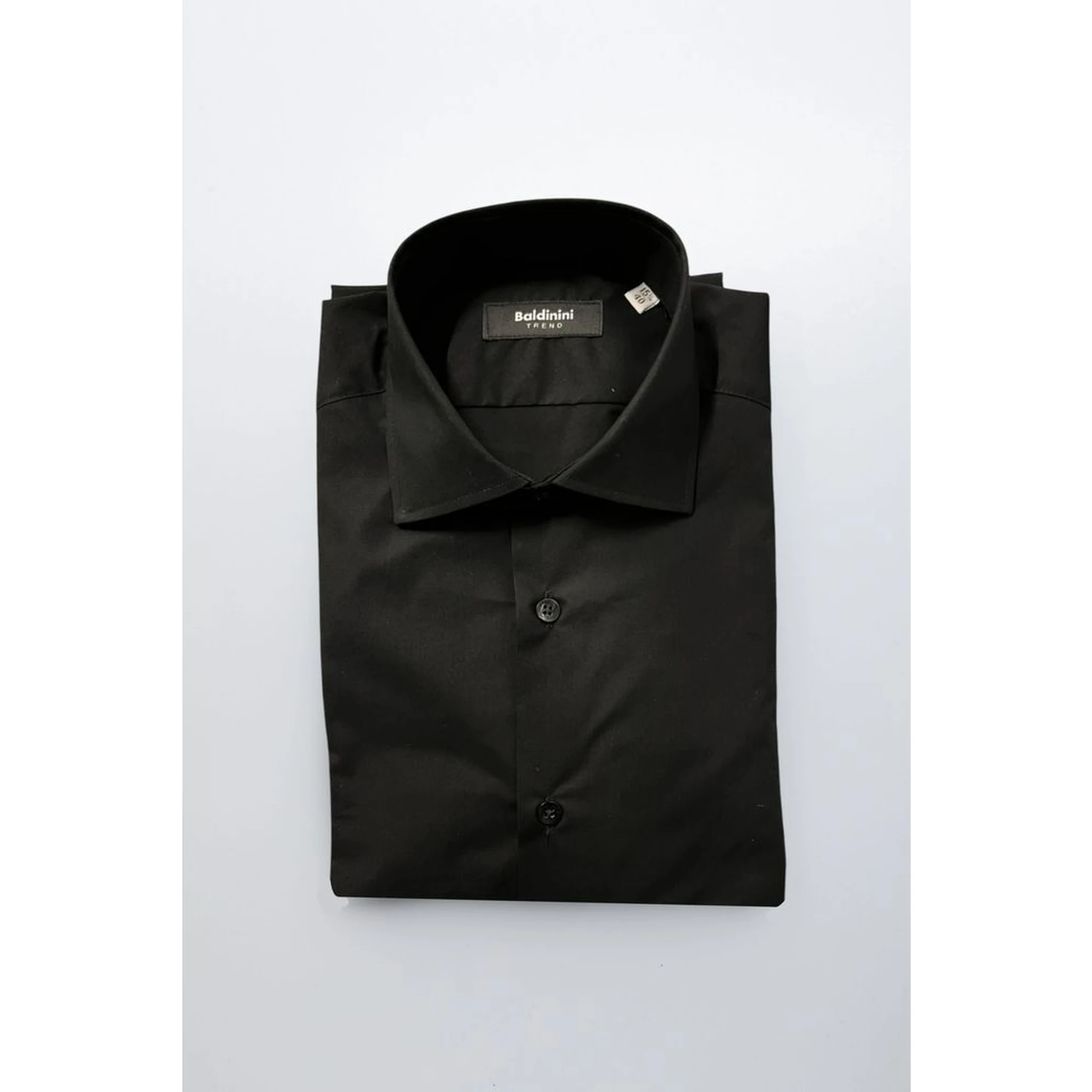 Black Cotton Men's Shirt