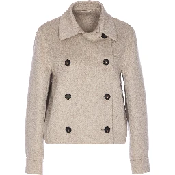 Double-breasted cashmere