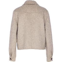 Double-breasted cashmere