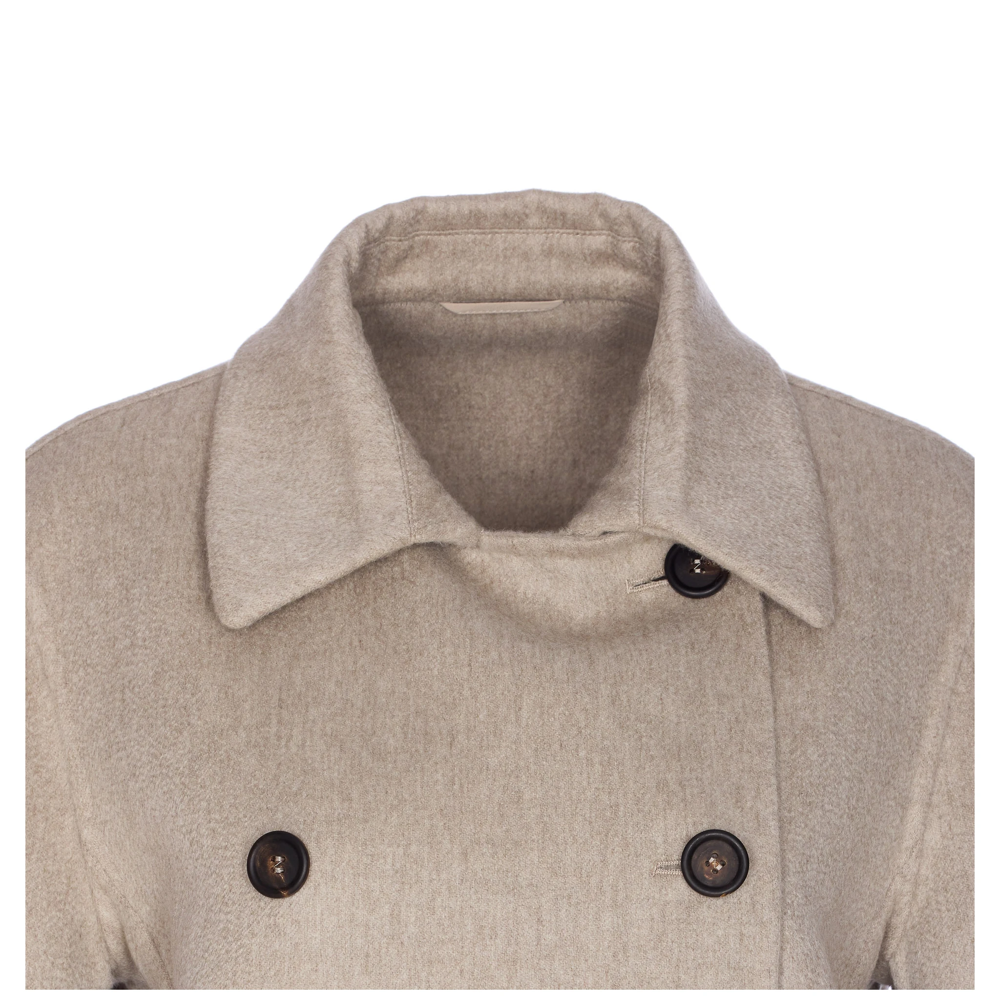Double-breasted cashmere