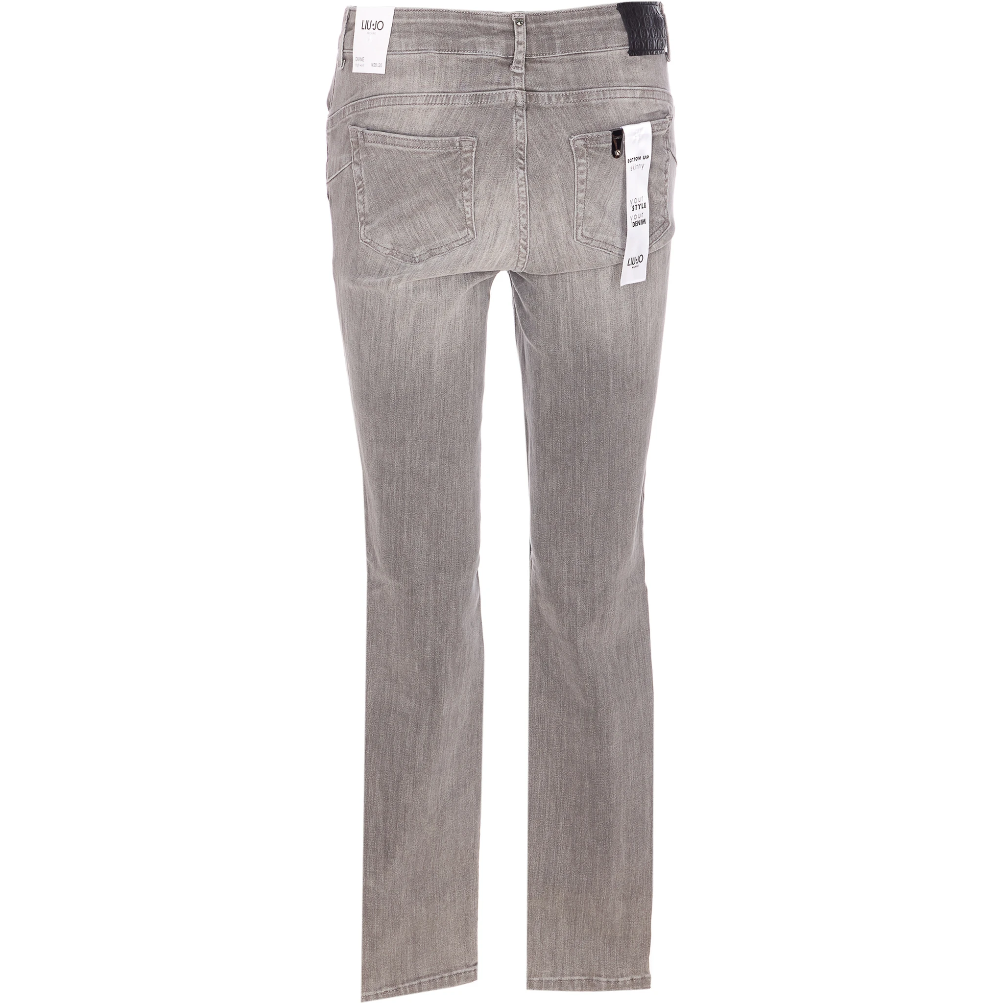جينز ليو جو الرمادي