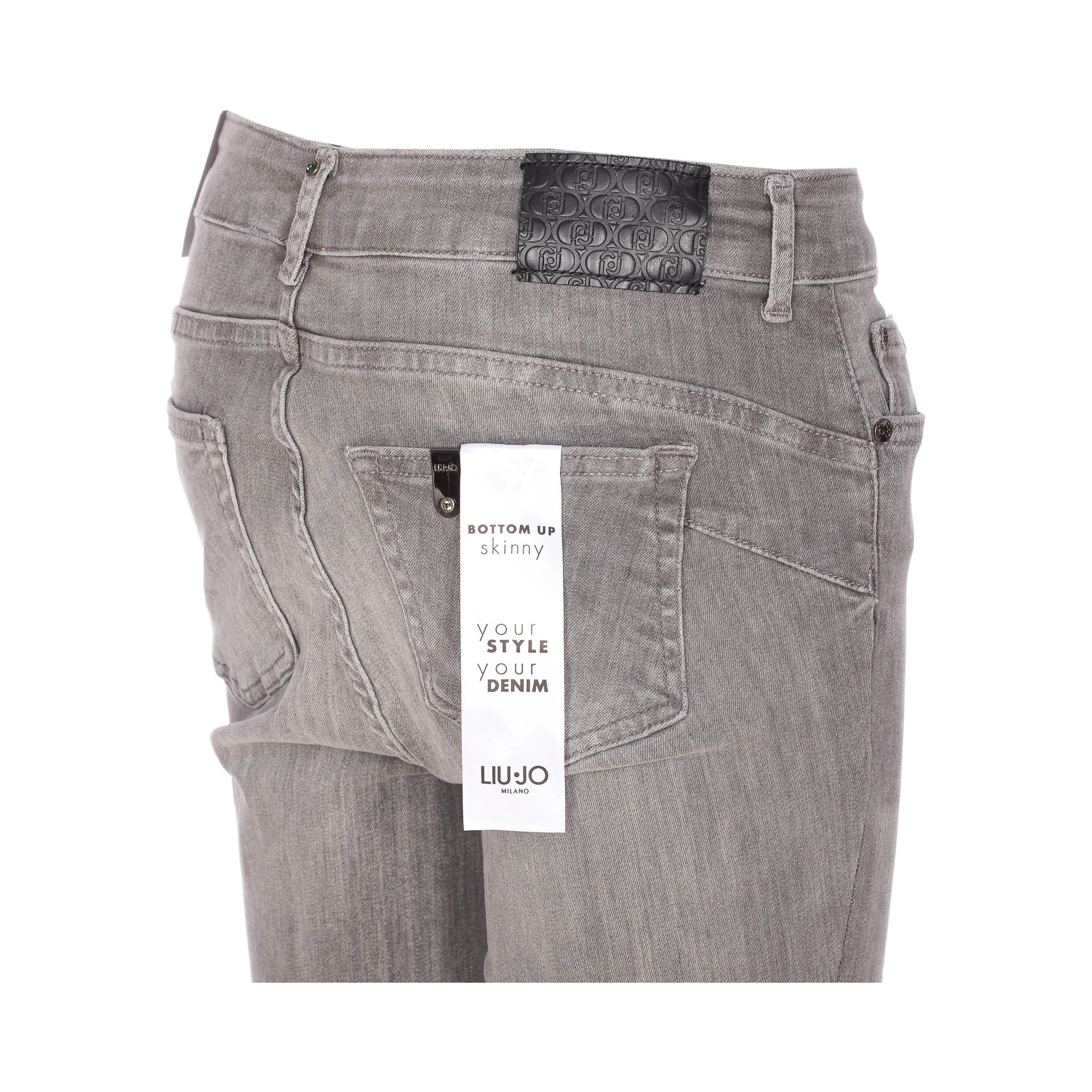 جينز ليو جو الرمادي