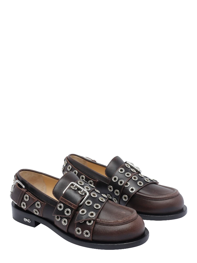 MACH & MACH Flat shoes Brown alternative
