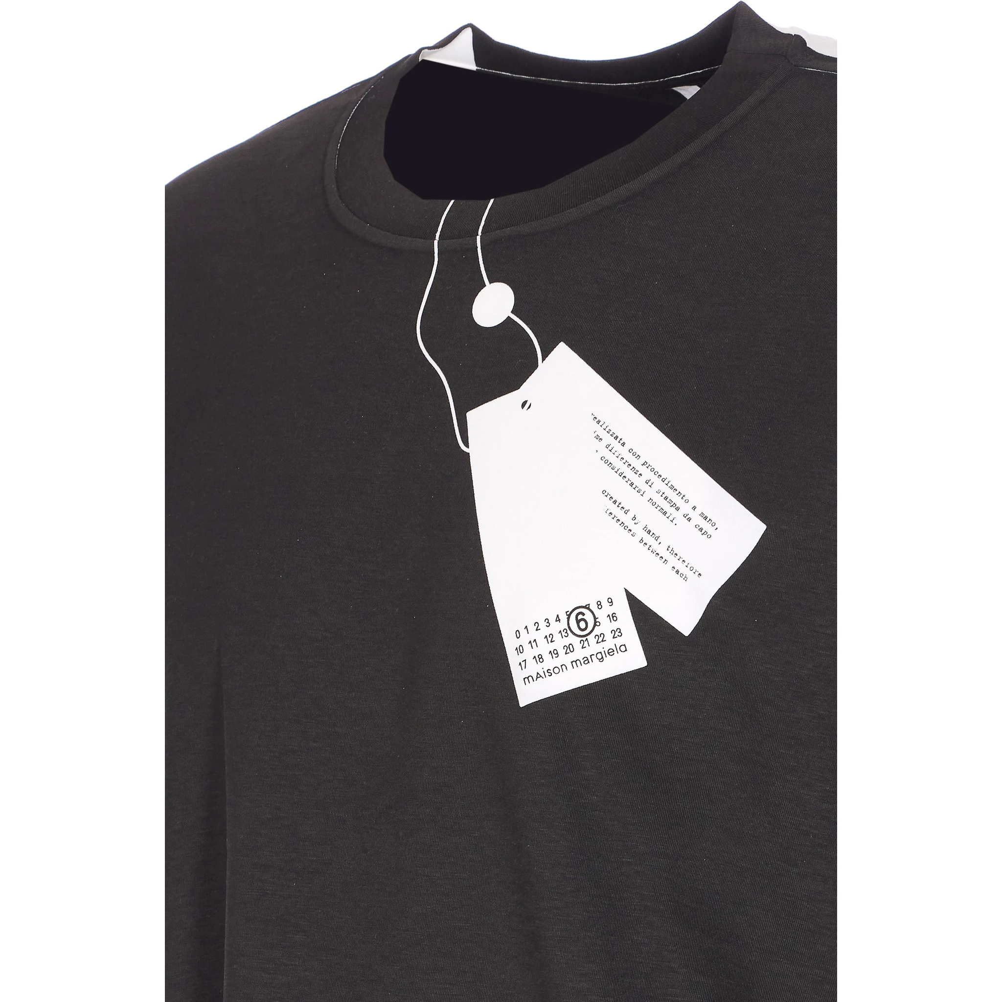 MM6 Maison Margiela T-shirts and Polos Black