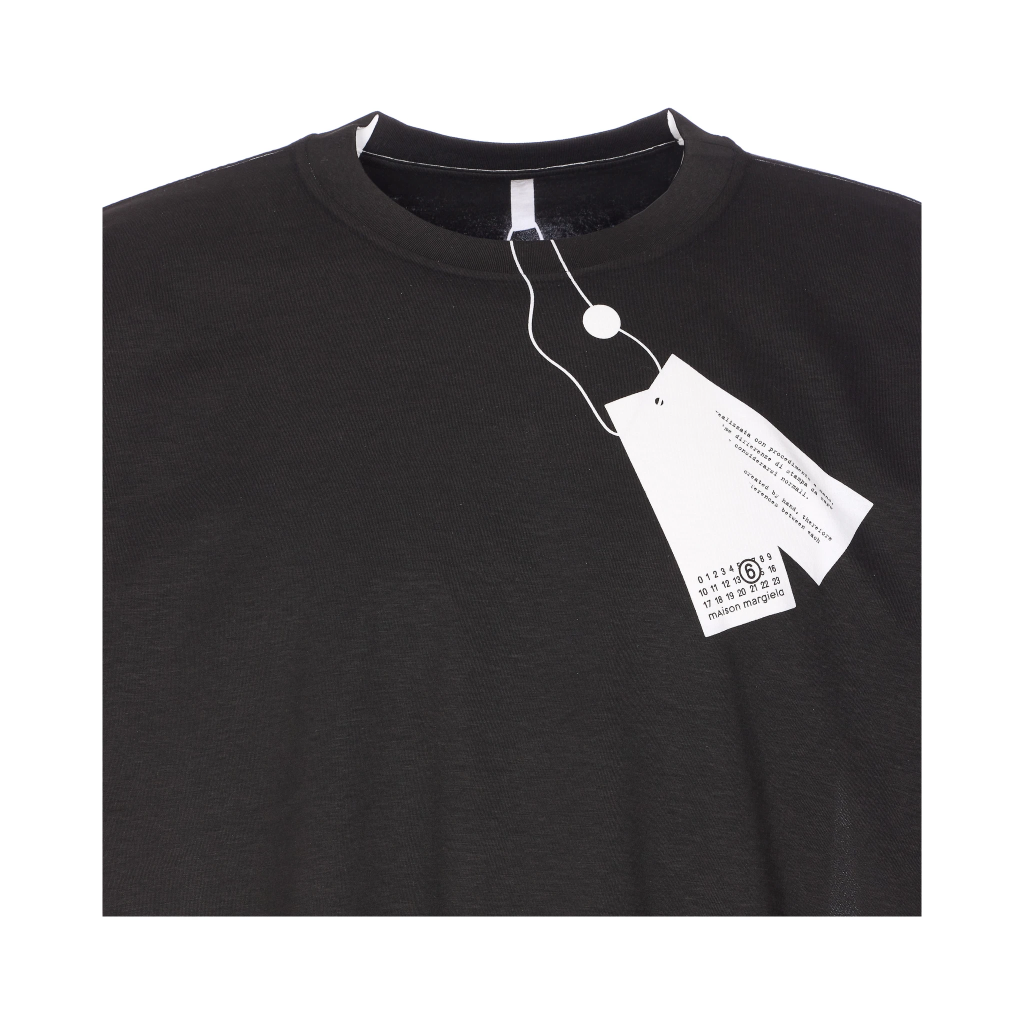 MM6 Maison Margiela T-shirts and Polos Black